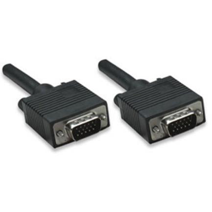 Manhattan SVGA Cable 8mm HD15 M-M 11m Black