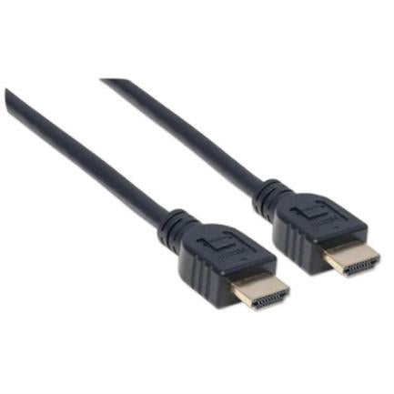 Manhattan HDMI M-M High-Speed Cable with Ethernet 1m Black