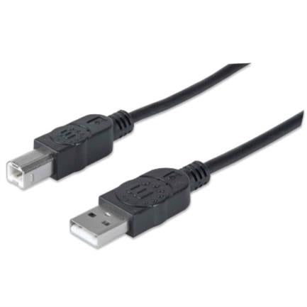 Manhattan USB 2.0 A-B High-Speed Cable 5m Black