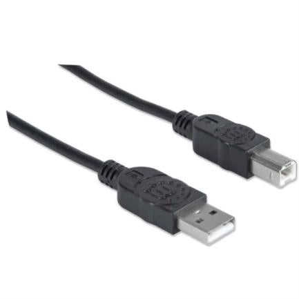 Manhattan USB 2.0 A-B High-Speed Cable 5m Black