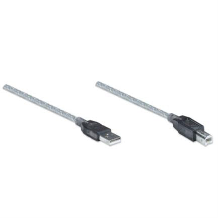 Manhattan 11m USB 2.0 A-B Active Extension Cable Silver