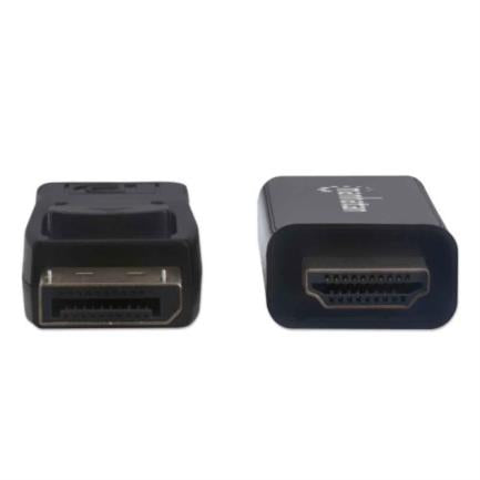 Manhattan DisplayPort-M to HDMI-M 4K Cable 1.8m Black