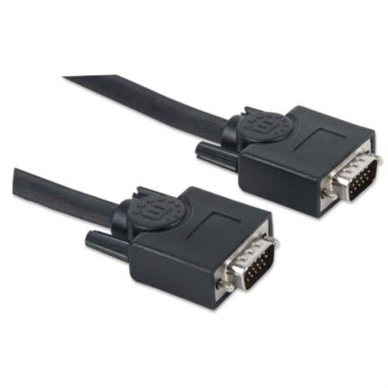 Manhattan SVGA HD15 M-M Monitor Cable 30m Black