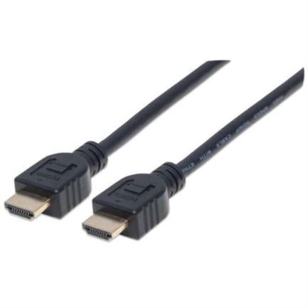 Manhattan HDMI M-M High-Speed Cable with Ethernet 5m Black