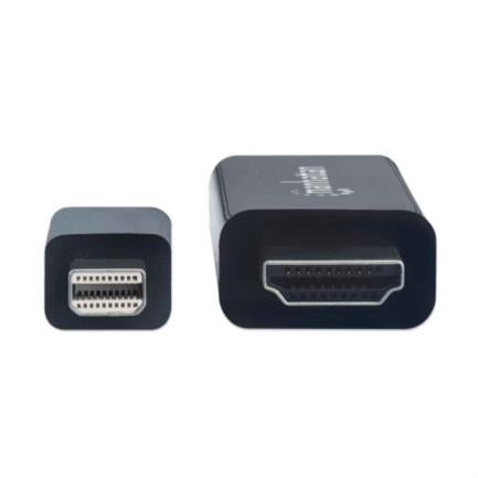 Manhattan Mini DisplayPort to HDMI 1080p Cable 1.8m Black