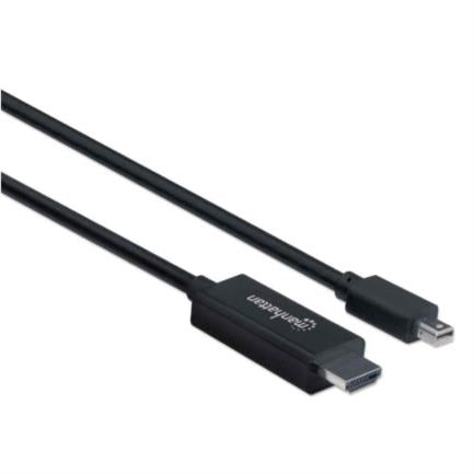 Manhattan Mini DisplayPort to HDMI 1080p Cable 1.8m Black