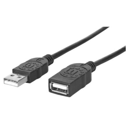 Manhattan High-Speed USB 2.0 Extension Cable 1.8m Black