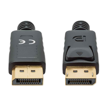 Manhattan DisplayPort M-M 8K Cable at 60Hz 1m Black