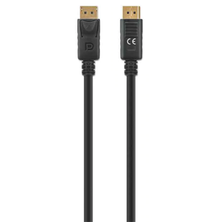 Manhattan DisplayPort M-M 8K Cable at 60Hz 2m Black