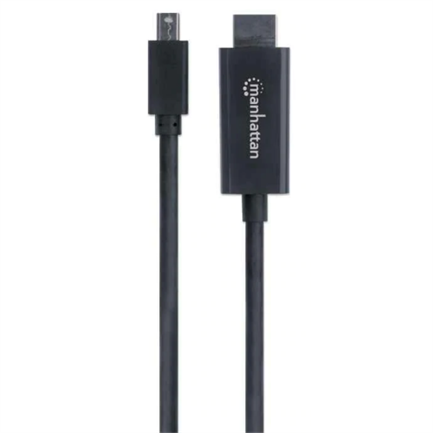 Manhattan Mini DisplayPort M-M 4K@60Hz Cable 1.8m Black