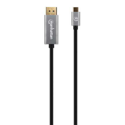 Manhattan USB-C to DisplayPort-M 8K@60Hz Adapter Cable 2m Black