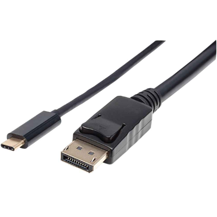 Manhattan USB-C to DisplayPort 4K@60Hz Adapter Cable 2m Black