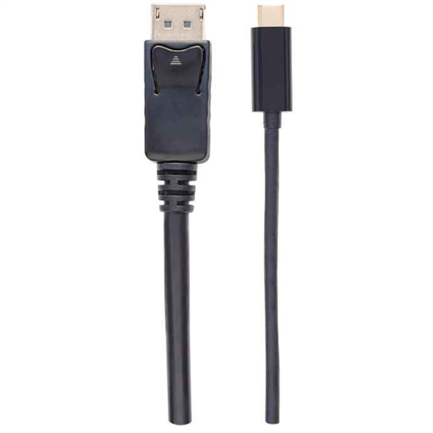 Manhattan USB-C to DisplayPort 4K@60Hz Adapter Cable 2m Black