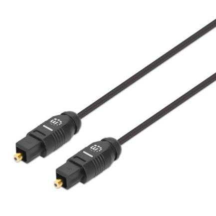 Manhattan Digital Optical Audio Toslink M-M Cable 1m Black