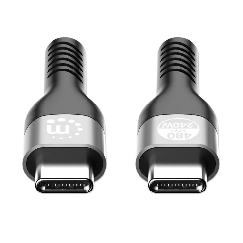Manhattan USB-C to USB2.0 Charging Cable 2m Black