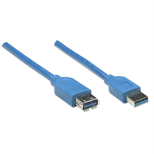 Manhattan USB 3.2 Ext Type-A Cable 3.0m Blue 5 G