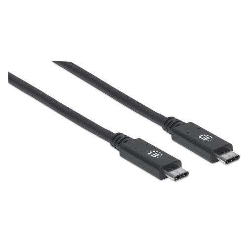 Manhattan USB-C V3.2 C-C Cable 1.0M 10Gbps 100W