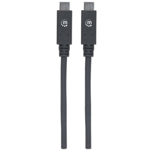 Manhattan USB-C V3.2 C-C Cable 1.0M 10Gbps 100W