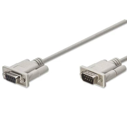Manhattan DB9 M-H Serial Cable 1.8M