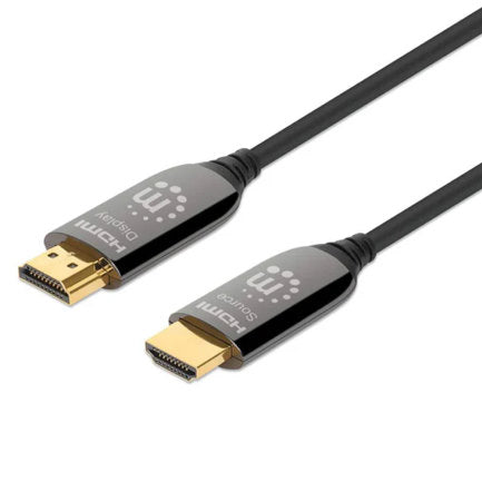 Manhattan HDMI 2.1 Fiber Optic Cable 15M 8K@60Hz Certified