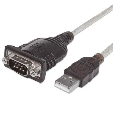 Manhattan USB to Serial DB9M Converter 45cm Bag