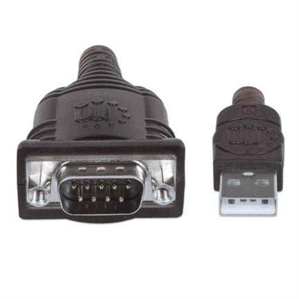 Manhattan USB to Serial DB9M Converter 45cm Bag