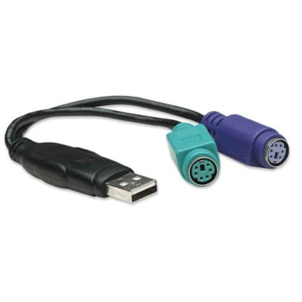 Manhattan PS/2 to USB Converter 2 Ports