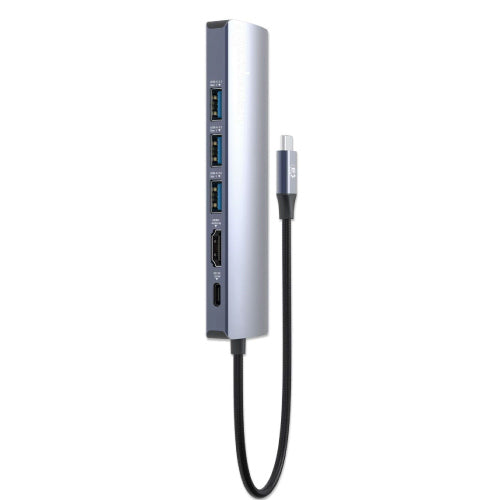 MANHATTAN USB-C Docking Station with 6-in-1 Hub