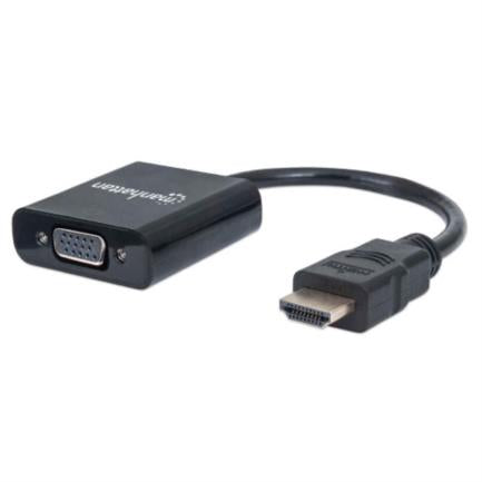 Manhattan HDMI to VGA Video Converter, Black