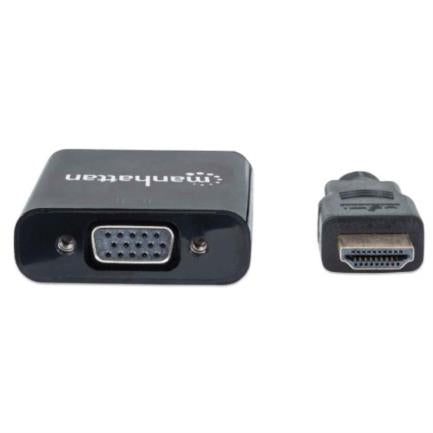 Manhattan HDMI to VGA Video Converter, Black