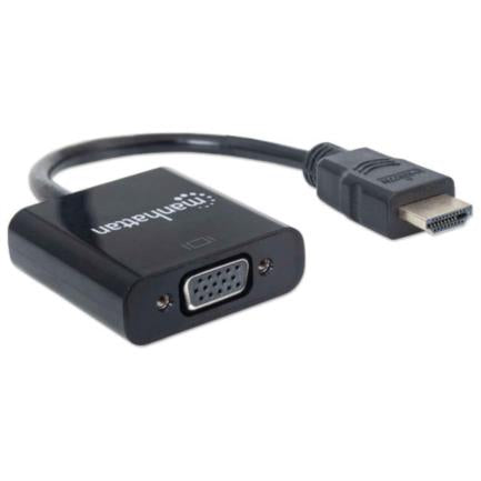 Manhattan HDMI to VGA Video Converter, Black