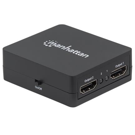 Manhattan HDMI Splitter 2-Port 1080p USB Powered Black