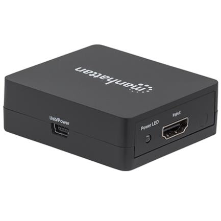 Manhattan HDMI Splitter 2-Port 1080p USB Powered Black