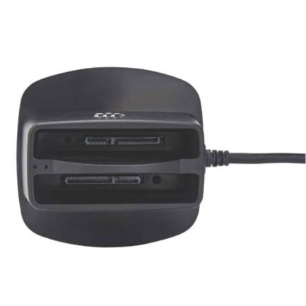 Manhattan SuperSpeed USB 3.0 Dual SATA 2.5" Hard Drive Dock, Black