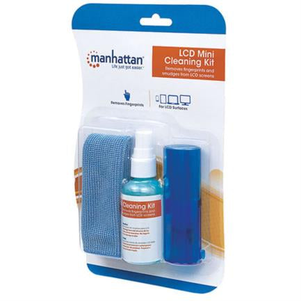 Manhattan Cleaning Kit for LCD 60ml Solution Cloth and Brush