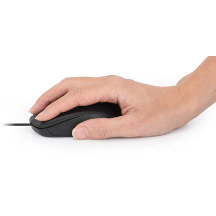 Mouse óptico Manhattan estándar USB color negro