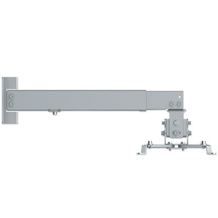 Manhattan Projector Mount, 20 kg, Ceiling/Wall Mount, Articulated Movement, Silver