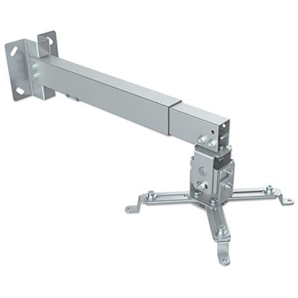 Manhattan Projector Mount, 20 kg, Ceiling/Wall Mount, Articulated Movement, Silver