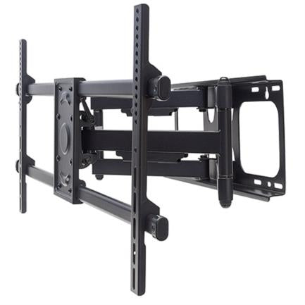 Manhattan 37" to 90" Articulating TV Wall Mount for Curved/Flat Screens, Black
