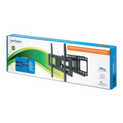 Manhattan Articulating Wall Mount for Curved/Flat 37" to 70" TVs, Max 50 kg