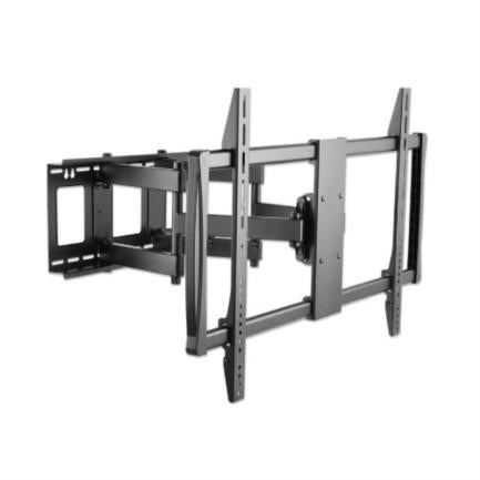 Manhattan TV Wall Mount Articulated Full-Motion for Curved/Flat Screens 60" to 100" Max 80 Kg