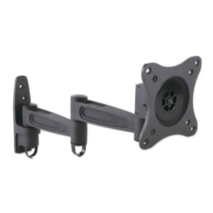 Manhattan Wall Mount Articulated Monitor Support Flat Screen 13" to 27" Max 15 Kg