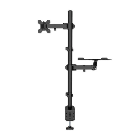 Manhattan Monitor Mount Desk for 13" to 32"/Laptop 10" to 17" Up to 8 kg Height Adjustable