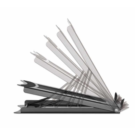 Manhattan Adjustable Laptop/Tablet Stand 10" to 15.6" Foldable 5 Positions Up to 5 Kg Black