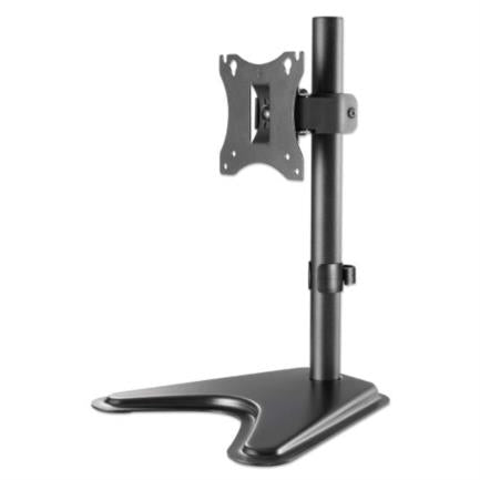Soporte Monitor Manhattan de Escritorio para LCD 17" a 27" Hasta 7kg Inclinación/Altura Ajustable Color Negro