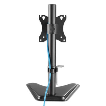 Soporte Monitor Manhattan de Escritorio para LCD 17" a 27" Hasta 7kg Inclinación/Altura Ajustable Color Negro