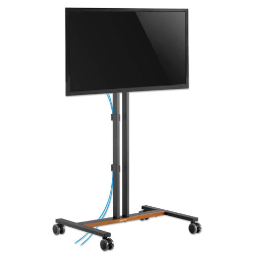Manhattan Compact TV Cart for 34" to 55" TVs, 35kg