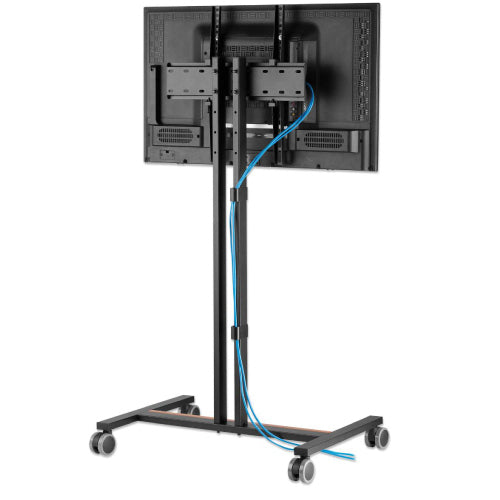 Manhattan Compact TV Cart for 34" to 55" TVs, 35kg
