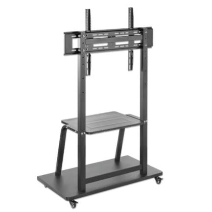 Manhattan TV Cart for 37" to 100" TVs, Ultra Heavy-Duty 150kg