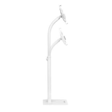 Manhattan Anti-Theft Floor Stand for Tablets/iPads 7.9" to 11" Height 790 to 1190mm White